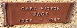 Carl Victor Page Memorial Foundation .